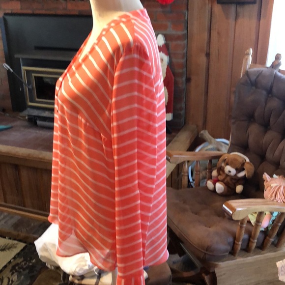 EUC Semi-Sheer a.n.a. Blouse - Picture 4 of 10